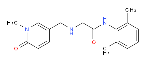 N-(2,6-dimethylphenyl)-2-(((1-methyl-6-oxo-1,6-dihydropyridin-3-yl)methyl)amino)acetamide