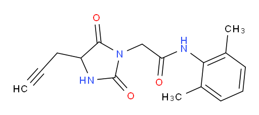 N-(2,6-dimethylphenyl)-2-(2,5-dioxo-4-(prop-2-yn-1-yl)imidazolidin-1-yl)acetamide