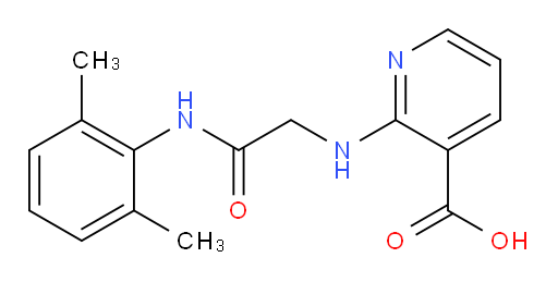 2-((2-((2,6-dimethylphenyl)amino)-2-oxoethyl)amino)nicotinic acid