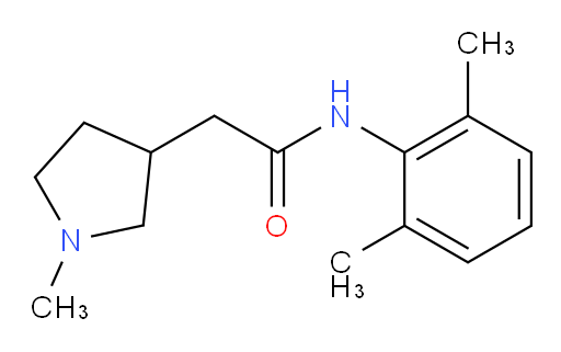 N-(2,6-dimethylphenyl)-2-(1-methylpyrrolidin-3-yl)acetamide