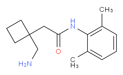2-(1-(aminomethyl)cyclobutyl)-N-(2,6-dimethylphenyl)acetamide