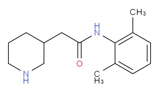 N-(2,6-dimethylphenyl)-2-(piperidin-3-yl)acetamide