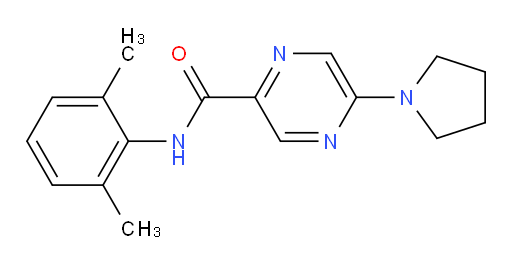 N-(2,6-dimethylphenyl)-5-(pyrrolidin-1-yl)pyrazine-2-carboxamide