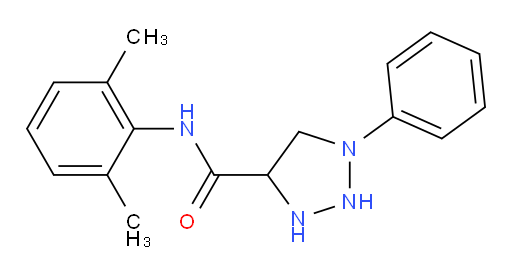 N-(2,6-dimethylphenyl)-1-phenyl-1,2,3-triazolidine-4-carboxamide