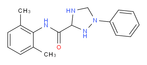 N-(2,6-dimethylphenyl)-1-phenyl-1,2,4-triazolidine-3-carboxamide