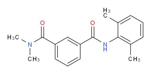 N1-(2,6-dimethylphenyl)-N3,N3-dimethylisophthalamide