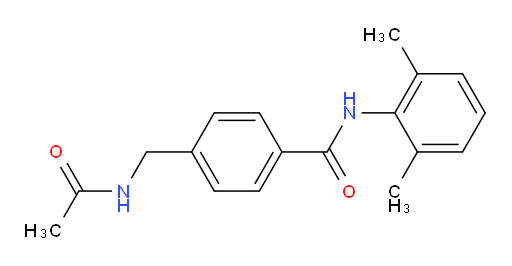 4-(acetamidomethyl)-N-(2,6-dimethylphenyl)benzamide