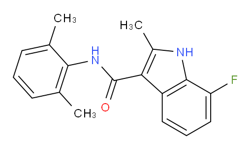 N-(2,6-dimethylphenyl)-7-fluoro-2-methyl-1H-indole-3-carboxamide