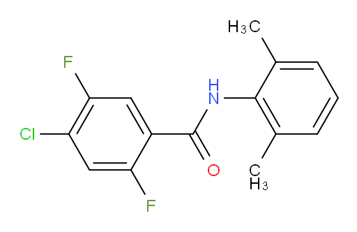 4-chloro-N-(2,6-dimethylphenyl)-2,5-difluorobenzamide