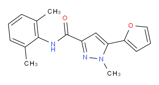 N-(2,6-dimethylphenyl)-5-(furan-2-yl)-1-methyl-1H-pyrazole-3-carboxamide