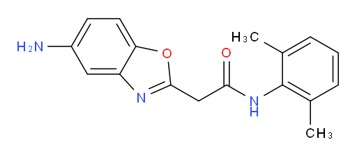 2-(5-aminobenzo[d]oxazol-2-yl)-N-(2,6-dimethylphenyl)acetamide