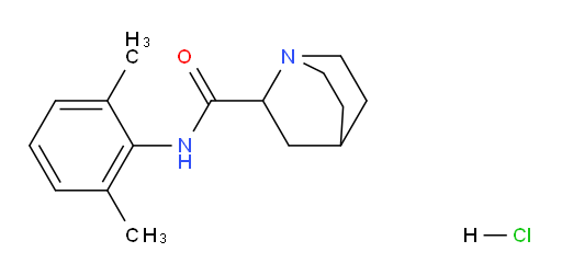 N-(2,6-dimethylphenyl)quinuclidine-2-carboxamide hydrochloride