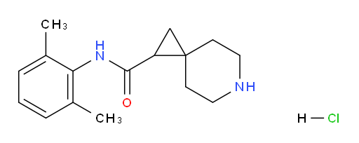 N-(2,6-dimethylphenyl)-6-azaspiro[2.5]octane-1-carboxamide hydrochloride