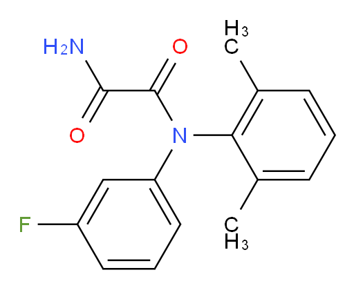 N1-(2,6-dimethylphenyl)-N1-(3-fluorophenyl)oxalamide