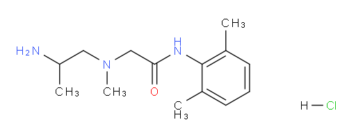 2-((2-aminopropyl)(methyl)amino)-N-(2,6-dimethylphenyl)acetamide hydrochloride