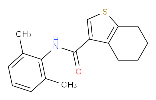 N-(2,6-dimethylphenyl)-4,5,6,7-tetrahydrobenzo[b]thiophene-3-carboxamide