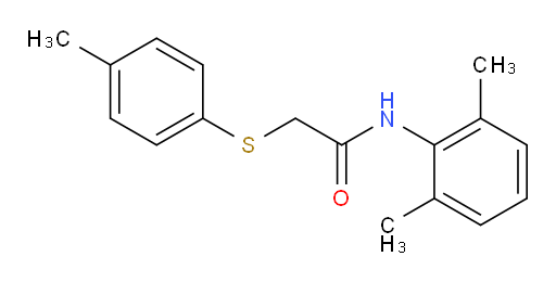 N-(2,6-dimethylphenyl)-2-(p-tolylthio)acetamide