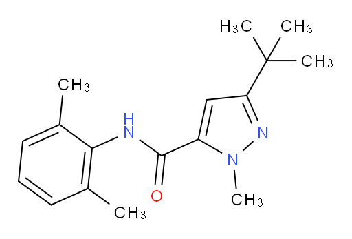 3-(tert-butyl)-N-(2,6-dimethylphenyl)-1-methyl-1H-pyrazole-5-carboxamide