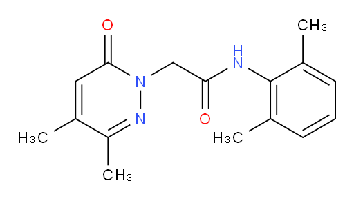2-(3,4-dimethyl-6-oxopyridazin-1(6H)-yl)-N-(2,6-dimethylphenyl)acetamide