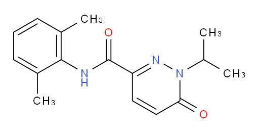 N-(2,6-dimethylphenyl)-1-isopropyl-6-oxo-1,6-dihydropyridazine-3-carboxamide