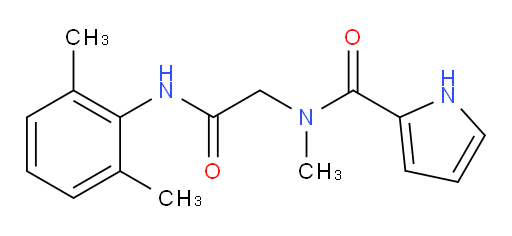 N-(2-((2,6-dimethylphenyl)amino)-2-oxoethyl)-N-methyl-1H-pyrrole-2-carboxamide