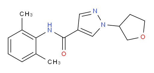 N-(2,6-dimethylphenyl)-1-(tetrahydrofuran-3-yl)-1H-pyrazole-4-carboxamide
