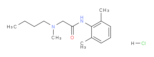 2-(butyl(methyl)amino)-N-(2,6-dimethylphenyl)acetamide hydrochloride