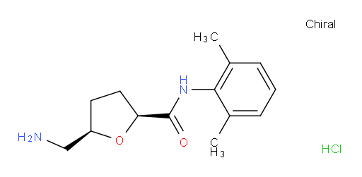 (2S,5R)-5-(aminomethyl)-N-(2,6-dimethylphenyl)tetrahydrofuran-2-carboxamide hydrochloride