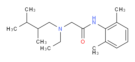 2-((2,3-dimethylbutyl)(ethyl)amino)-N-(2,6-dimethylphenyl)acetamide