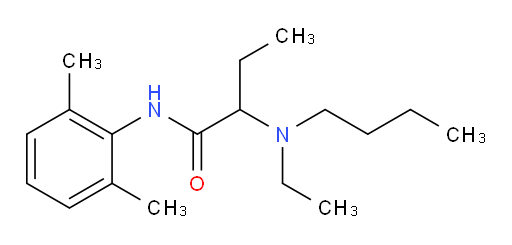 2-(butyl(ethyl)amino)-N-(2,6-dimethylphenyl)butanamide