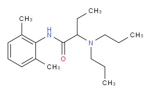 N-(2,6-dimethylphenyl)-2-(dipropylamino)butanamide
