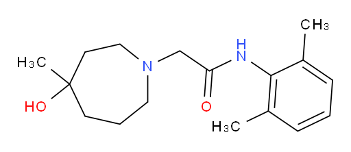N-(2,6-dimethylphenyl)-2-(4-hydroxy-4-methylazepan-1-yl)acetamide