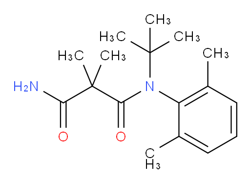 N1-(tert-butyl)-N1-(2,6-dimethylphenyl)-2,2-dimethylmalonamide