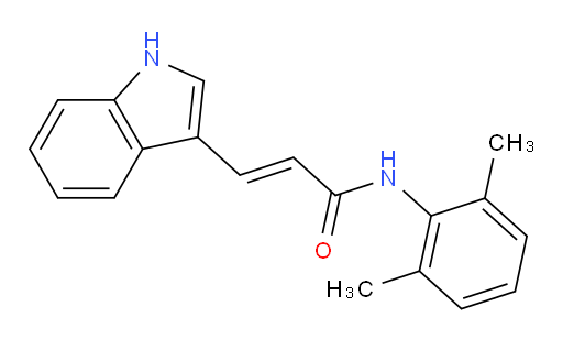(E)-N-(2,6-dimethylphenyl)-3-(1H-indol-3-yl)acrylamide