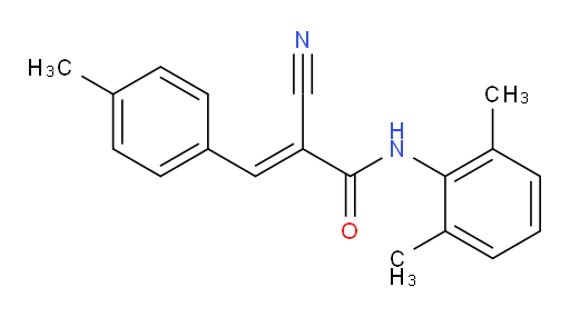(E)-2-cyano-N-(2,6-dimethylphenyl)-3-(p-tolyl)acrylamide