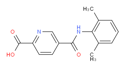 5-((2,6-dimethylphenyl)carbamoyl)picolinic acid
