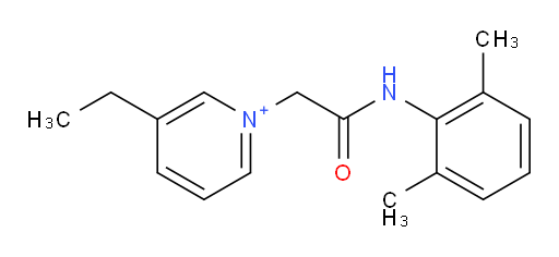 1-(2-((2,6-dimethylphenyl)amino)-2-oxoethyl)-3-ethylpyridin-1-ium