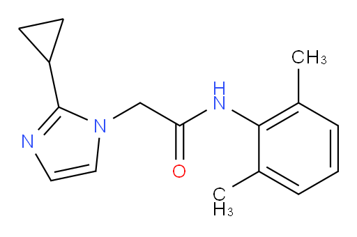 2-(2-cyclopropyl-1H-imidazol-1-yl)-N-(2,6-dimethylphenyl)acetamide
