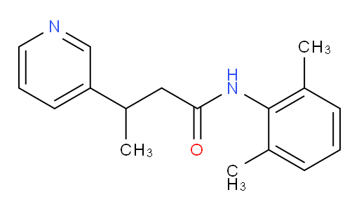 N-(2,6-dimethylphenyl)-3-(pyridin-3-yl)butanamide