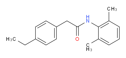 N-(2,6-dimethylphenyl)-2-(4-ethylphenyl)acetamide