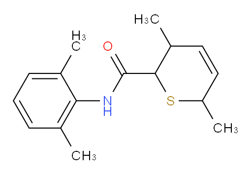 N-(2,6-dimethylphenyl)-3,6-dimethyl-3,6-dihydro-2H-thiopyran-2-carboxamide