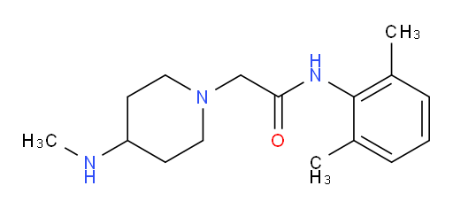 N-(2,6-dimethylphenyl)-2-(4-(methylamino)piperidin-1-yl)acetamide