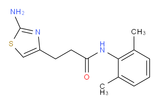 3-(2-aminothiazol-4-yl)-N-(2,6-dimethylphenyl)propanamide