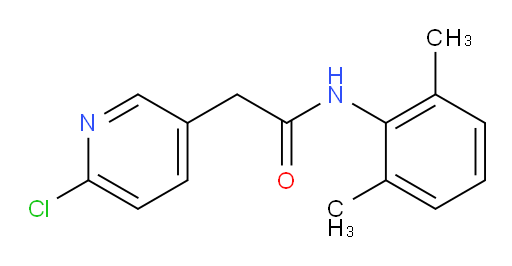 2-(6-chloropyridin-3-yl)-N-(2,6-dimethylphenyl)acetamide