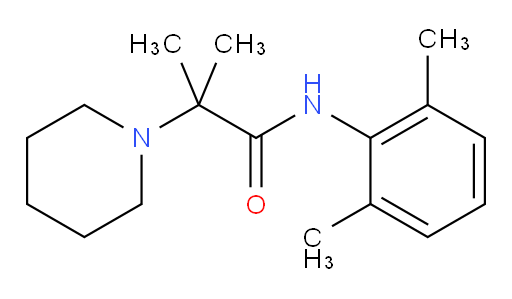 N-(2,6-dimethylphenyl)-2-methyl-2-(piperidin-1-yl)propanamide