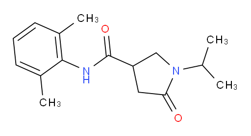 N-(2,6-dimethylphenyl)-1-isopropyl-5-oxopyrrolidine-3-carboxamide