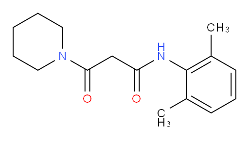 N-(2,6-dimethylphenyl)-3-oxo-3-(piperidin-1-yl)propanamide