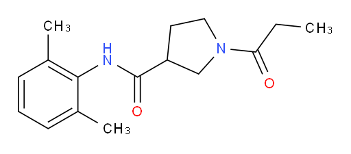 N-(2,6-dimethylphenyl)-1-propionylpyrrolidine-3-carboxamide