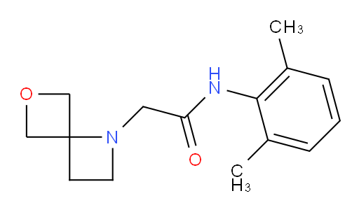 N-(2,6-dimethylphenyl)-2-(6-oxa-1-azaspiro[3.3]heptan-1-yl)acetamide