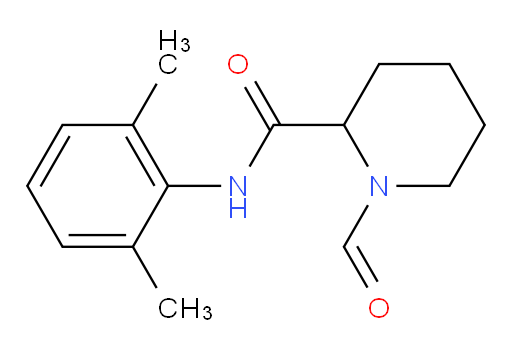 N-(2,6-dimethylphenyl)-1-formylpiperidine-2-carboxamide